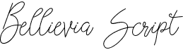 preview image of the Bellievia Script font