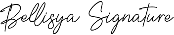 preview image of the Bellisya Signature font