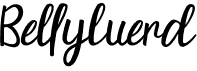 preview image of the Bellyluerd font