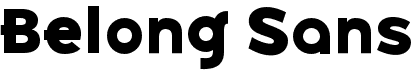 preview image of the Belong Sans font