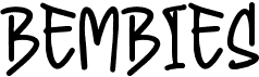 preview image of the Bembies font