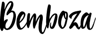 preview image of the Bemboza Script font