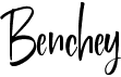 preview image of the Benchey font
