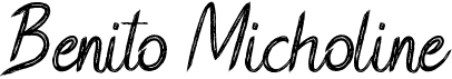 preview image of the Benito Micholine font