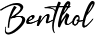 preview image of the Benthol font