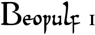 preview image of the Beowulf 1 font