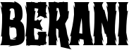 preview image of the Berani font
