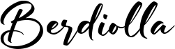 preview image of the Berdiolla font