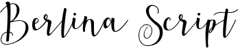 preview image of the Berlina Script font