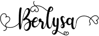 preview image of the Berlysa font