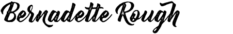 preview image of the Bernadette Rough font
