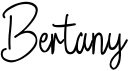 preview image of the Bertany font