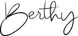 preview image of the Berthy font