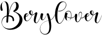 preview image of the Berylover font