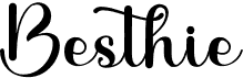 preview image of the Besthie font