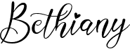 preview image of the Bethiany font