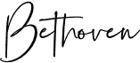 preview image of the Bethoven font