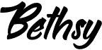 preview image of the Bethsy font
