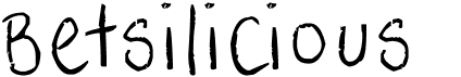 preview image of the Betsilicious font