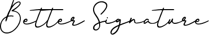 preview image of the Better Signature font
