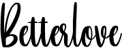 preview image of the Betterlove font