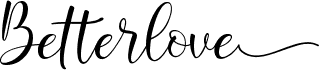 preview image of the Betterlove font