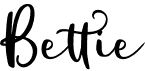 preview image of the Bettie font