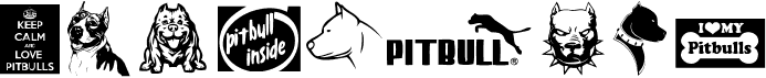 preview image of the Beware of Pitbull font
