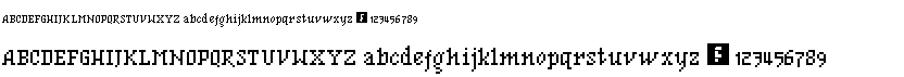 preview image of the BF Mnemonik font