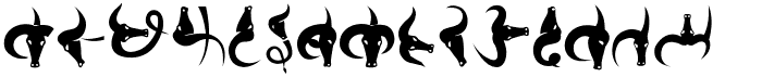 preview image of the Bhains font