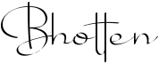 preview image of the Bhotten font