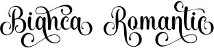 preview image of the Bianca Romantic font