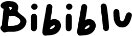 preview image of the Bibiblu font