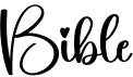 preview image of the Bible font