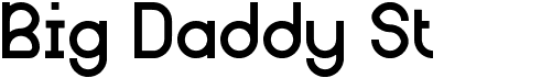 preview image of the Big Daddy St font