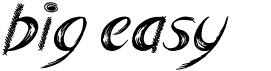 preview image of the Big Easy font