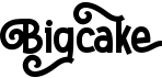 preview image of the Bigcake font