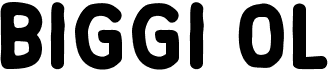 preview image of the Biggi Ol font