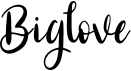 preview image of the Biglove font