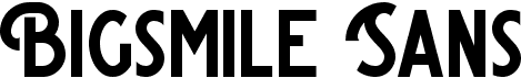 preview image of the Bigsmile Sans font