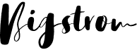 preview image of the Bigstrom font