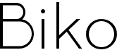 preview image of the Biko font