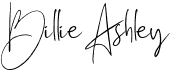 preview image of the Billie Ashley font