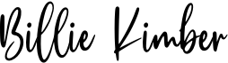 preview image of the Billie Kimber font