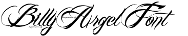 preview image of the Billy Argel Font font