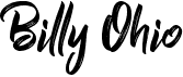 preview image of the Billy Ohio font
