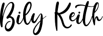 preview image of the Bily Keith font