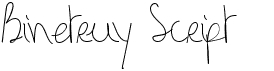 preview image of the Binetruy Script font