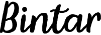 preview image of the Bintar font