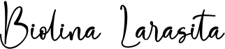preview image of the Biolina Larasita font